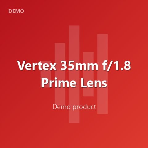 Vertex 35mm f/1.8 Prime Lens
