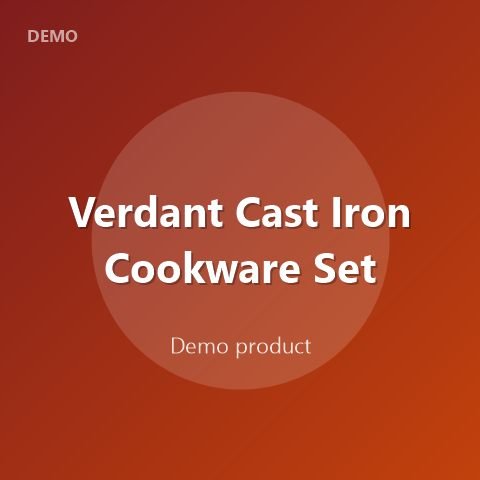 Verdant Cast Iron Cookware Set
