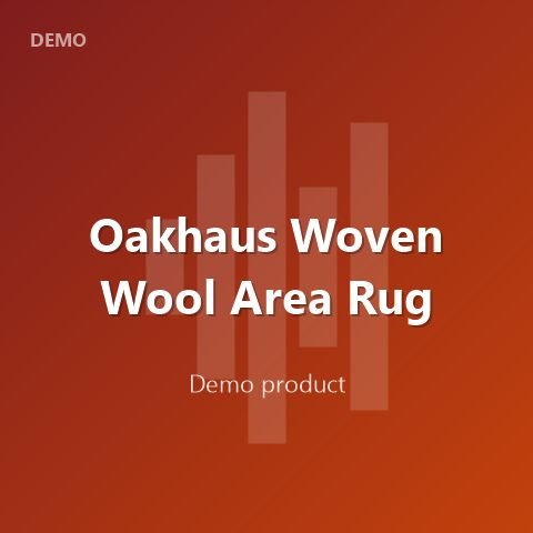 Oakhaus Woven Wool Area Rug
