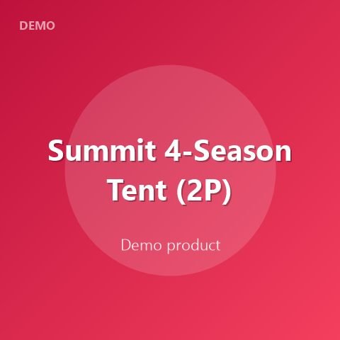 Summit 4-Season Tent (2P)