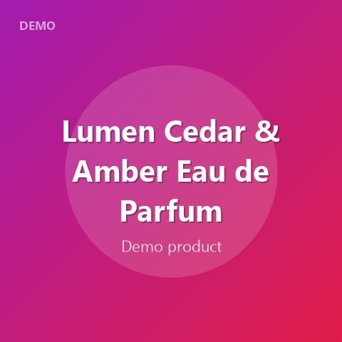Lumen Cedar & Amber Eau de Parfum