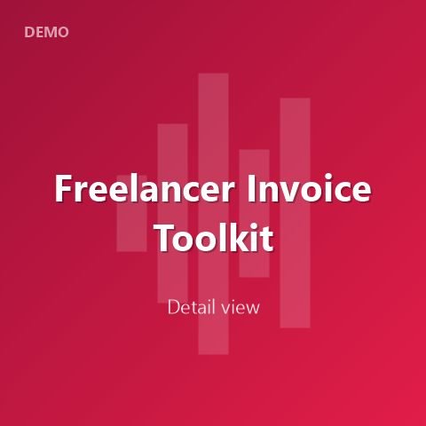 Freelancer Invoice Toolkit